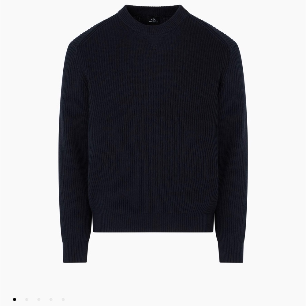 Armani Exchange Dark Blue Crewneck Sweater
